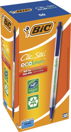 Bic eco.clic tyčinkové pero modré 1 ks