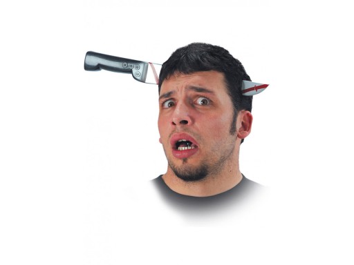 Nôž do hlavy na Halloween 1 ks