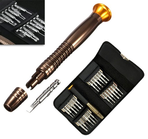 NZ7 PRESNÉ SKRUTKOVAČE TORX 25 v 1 KUFRI