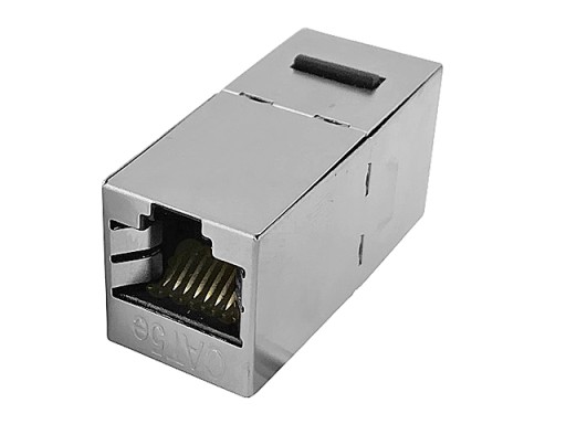 RJ45/8P8C kat.5E STP konektor, tienená zásuvka-zásuvka, typ KEYSTONE
