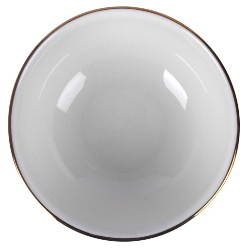 PORCELÁNOVÁ misa, biele zlato, šalátová misa na šalátové pochutiny, 200 ml