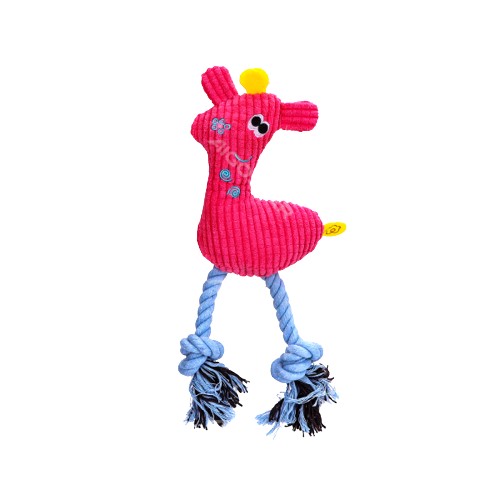 Šnúrka PLYŠOVÁ HRAČKA PRE PSA, maskot šteniatka, ťahák