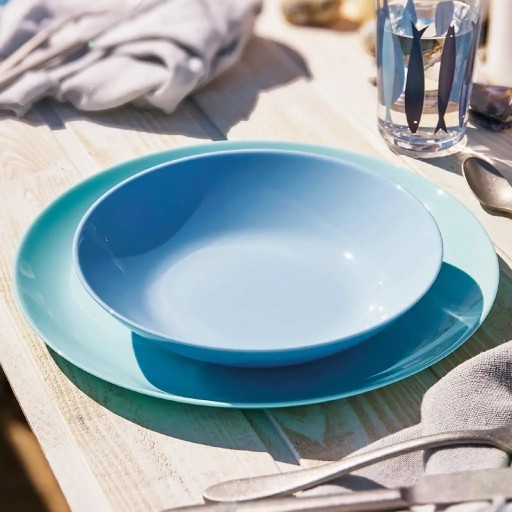 Hlboký tanier 20 cm Light Blue DIWALI LUMINARC