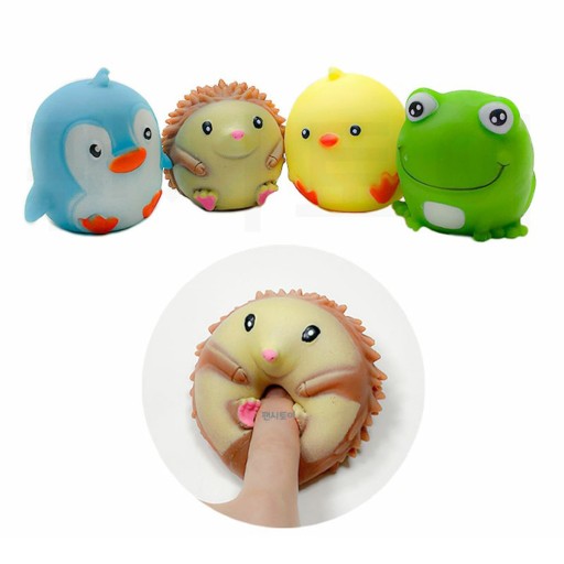 GNIOTEK KURACIA PENA ANTISTRESOVÁ SQUISH BALL SENSORY ANIMAL