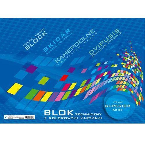Technický blok KRESKA A4 10k. - farebný