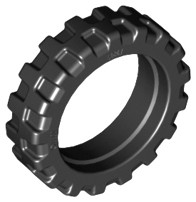 LEGO 50862c01 MOTOROVÉ KOLESO so striebornou pneumatikou (2g)