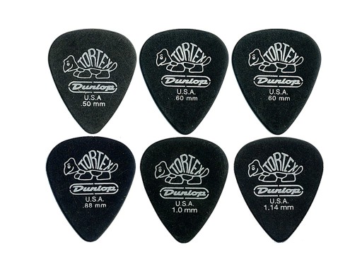 Kocky DUNLOP Tortex Pitch Black Standard 1,14