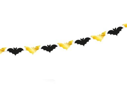 Girlanda Bats na Halloween, 250 cm