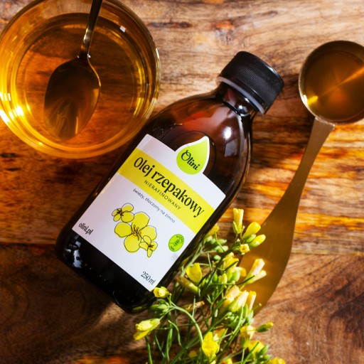 Repkový olej 100 ml nerafinovaný Olini