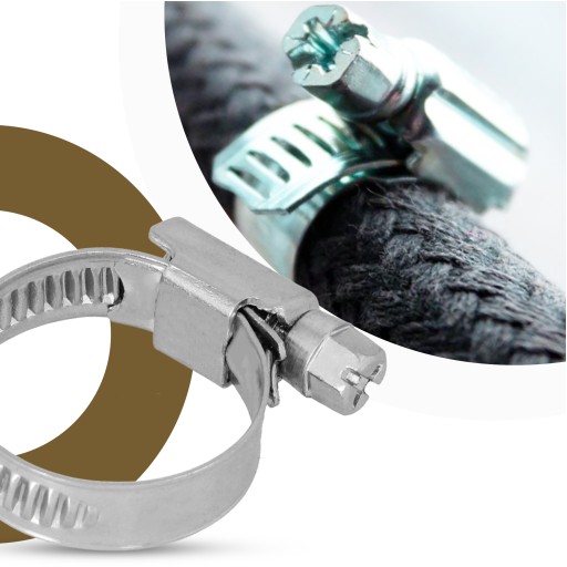 Šneková svorka CLAMP CLAMP 16-27 mm Kov Oceľ TWISTED Svorka