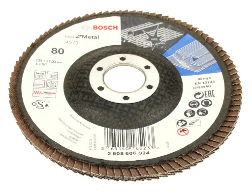BOSCH KOTOUČ KLAPKA 125mm GR.80 NA KOV