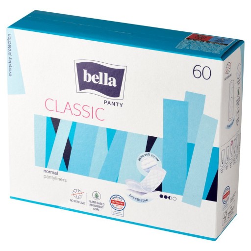 Bella Panty Classic slipové vložky 60 kusov