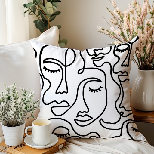 DEKORATÍVNY OBJAL NA VANKÚŠ 40x40 JASIEK 100% BAVLNA NA VANKÚŠ DO POSTELINY
