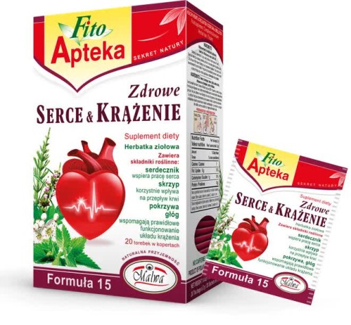 Fito LEKÁREŇ Čaj ZDRAVÉ SRDCE A CIRKULÁCIA 40g