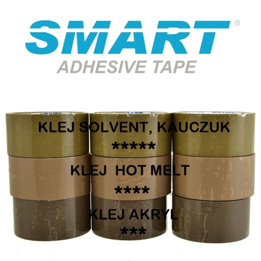 Solventná gumová baliaca páska SMART 1 ks.