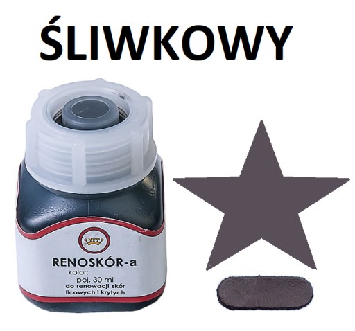 FARBA NA KOŽU RENO KOŽA slivka