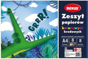 KNIHA Z FAREBNÉHO KRIEDOVANÉHO PAPIERA A4 8K