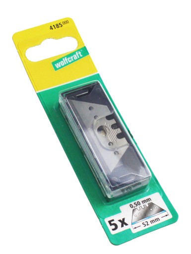 Náhradné trapézové čepele 52mm/0,5mm 5 kusov 4185000 WOLFCRAFT