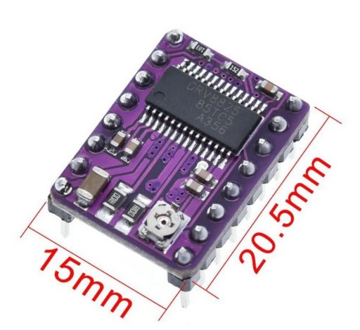 123 StepStick DRV8825 Arduino ovládač krokového motora