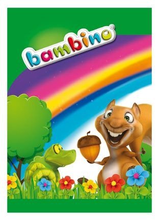 Bambino štvorčekový zošit A5, 16 listov