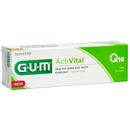 Gélová zubná pasta Sunstar GUM ActiVital s fluoridom