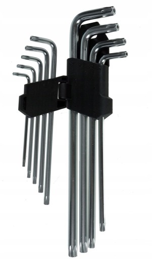 KĽÚČE TORX IMPUSUROVÉ TYP L s otvorom T10-T50 9KS