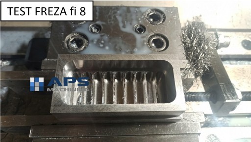 KARBIDOVÁ FRÉZA VHM MTS fi 3mm 55 HRC 4 čepele TEST