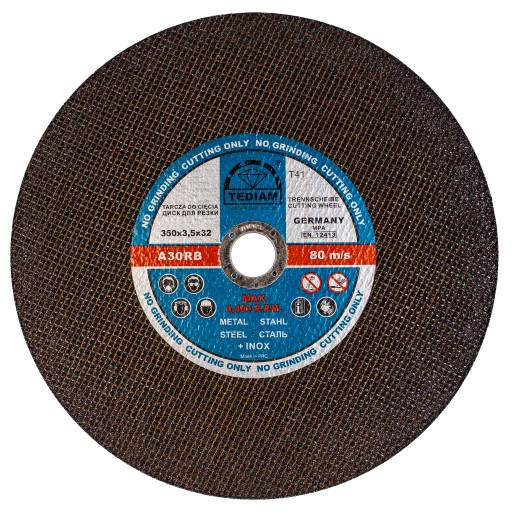 KOVOVÉ REZNÉ KOTOUČE 350 x 32 x 3,5 TEDIAM