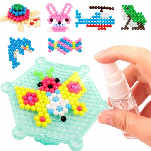 VODNÉ KORÁLKY NA TVORBU ŠPERKOV 3D ŠABLÓN