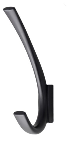 Vešiak na nábytok Hook Black