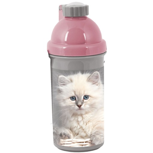 PASO FĽAŠA NA VODU PRE DIEVČA CAT MAČIATKO DO ŠKOLY 500ml