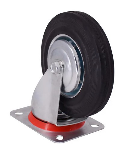 Otočné kolesá ku kočíku, gumené 125mm, samonastavovacie