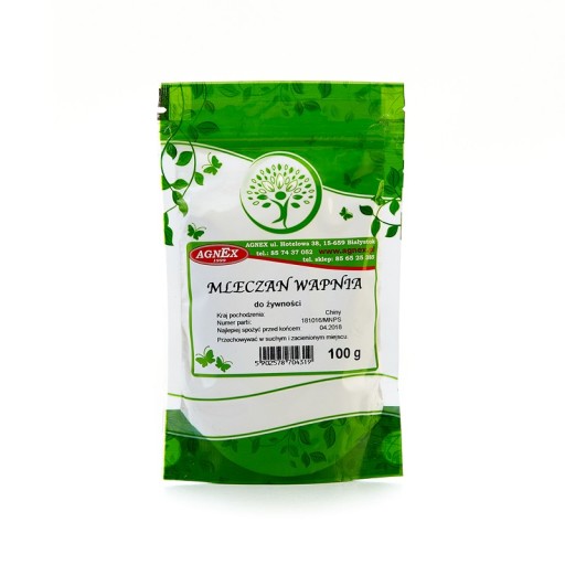 LAKTÁT VÁPENATÝ 100g FOOD CALAZOON AGNEX