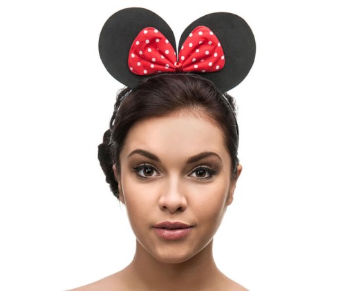 Čelenka Minnie Mouse, prevlek, narodeninová vychytávka