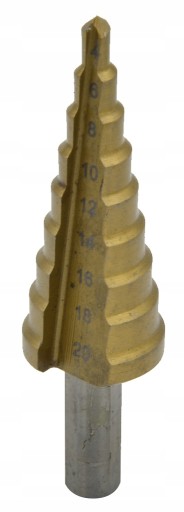 KUŽELOVÁ VRTAČKA KROKOVANÁ 4-20MM HSS