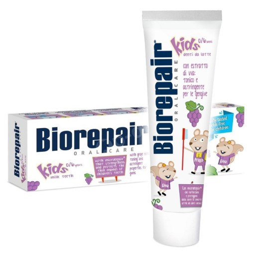 BIOREPAIR Kids 0-6 rokov, zubná pasta pre deti bez fluoridu