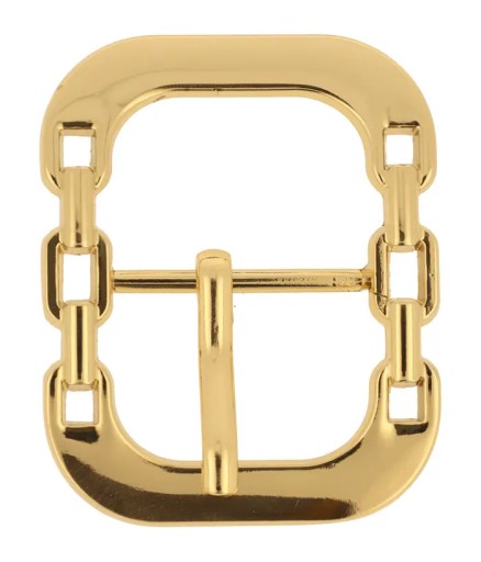 30 mm dámska spona na opasok zlatá retiazka