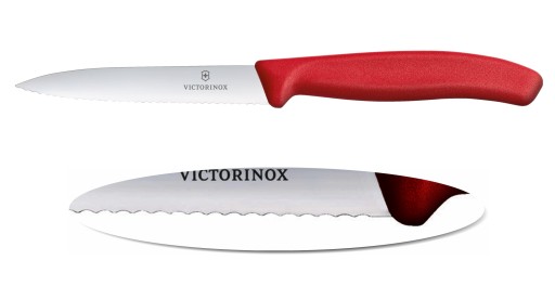 Victorinox 6.7731, nôž na zeleninu, zúbkovaná čepeľ 10 cm, Swiss Classic