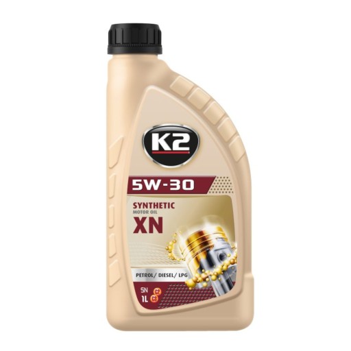 K2 TEXAR 5W30 XN 1L SYNTETICKÝ MOTOROVÝ OLEJ