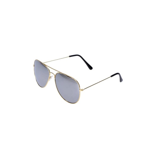 Zlaté zrkadlové letecké slnečné okuliare aviator