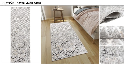 CRYSTAL koberec 70 cm lesklý moderný módny mäkký rôzne vzory