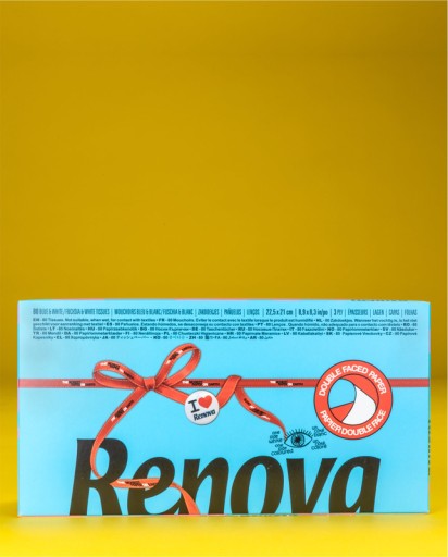 Renova vysúvacie obrúsky modré a ružové 80 ks
