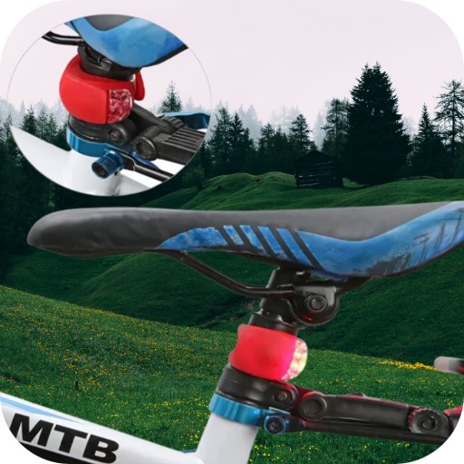 LED BICYKLOVÉ SVETLÁ PREDNÉ + ZADNÉ BICYKELOVÉ SVETLÁ PREDNÉ ZADNÉ SVETLÁ