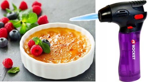 CUKROVINKOVÝ SPALOVAČ NA KARALIZÁCIU CREME BRULEE