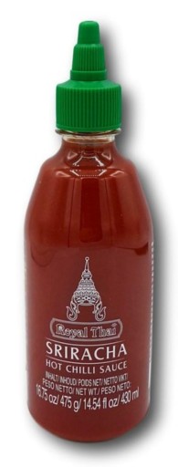 KRÁĽOVSKÁ THAI SRIRACHA CHILI OMÁČKA 475G 430ML