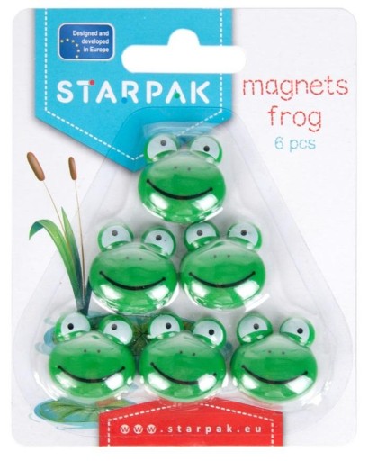 Magnety. Žaba, 6 ks 438889