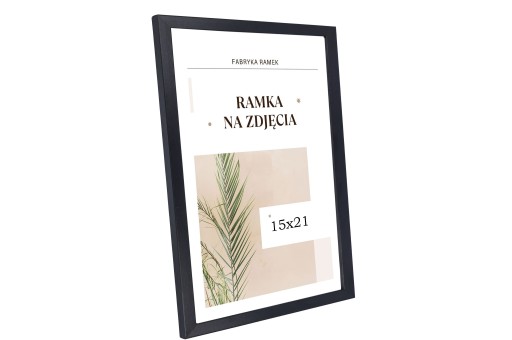Fotorámik 15x21 čierny fotorámik A5