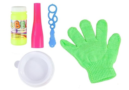 Sada mydlových bublín Magic Glove Yellow