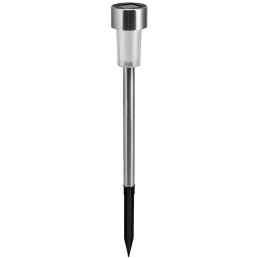 GardenLine HELSINKI vstavané solárne svietidlo strieborné 31 cm 1 ks/0625