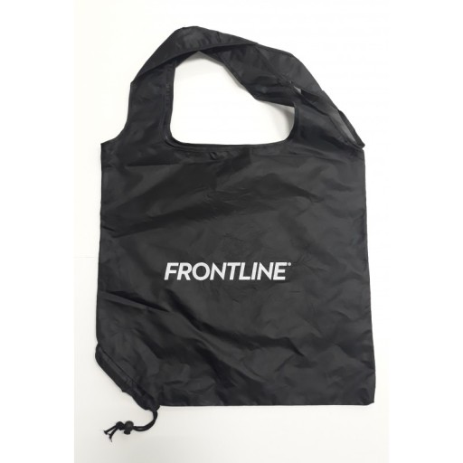FRONTLINE Nákupná taška s guľôčkovým zložením, čierna